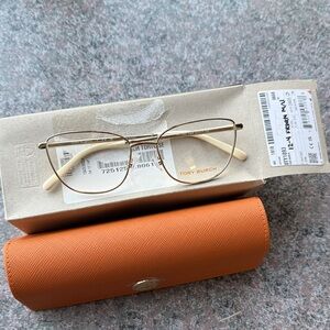 Tory Burch TY1093 Gold Frame Glasses with Orange Case